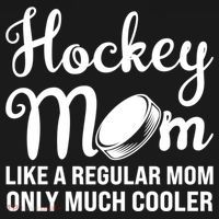 Hockey Mom Like A Regular Mom Only Much Cooler Hockey Player Gift Women's Hoodie thumb 2