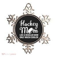 Hockey Mom Like A Regular Mom Only Much Cooler Hockey Player Gift Ornament thumb 0