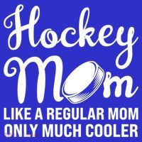 Hockey Mom Like A Regular Mom Only Much Cooler Hockey Player Gift Hoodie thumb 2