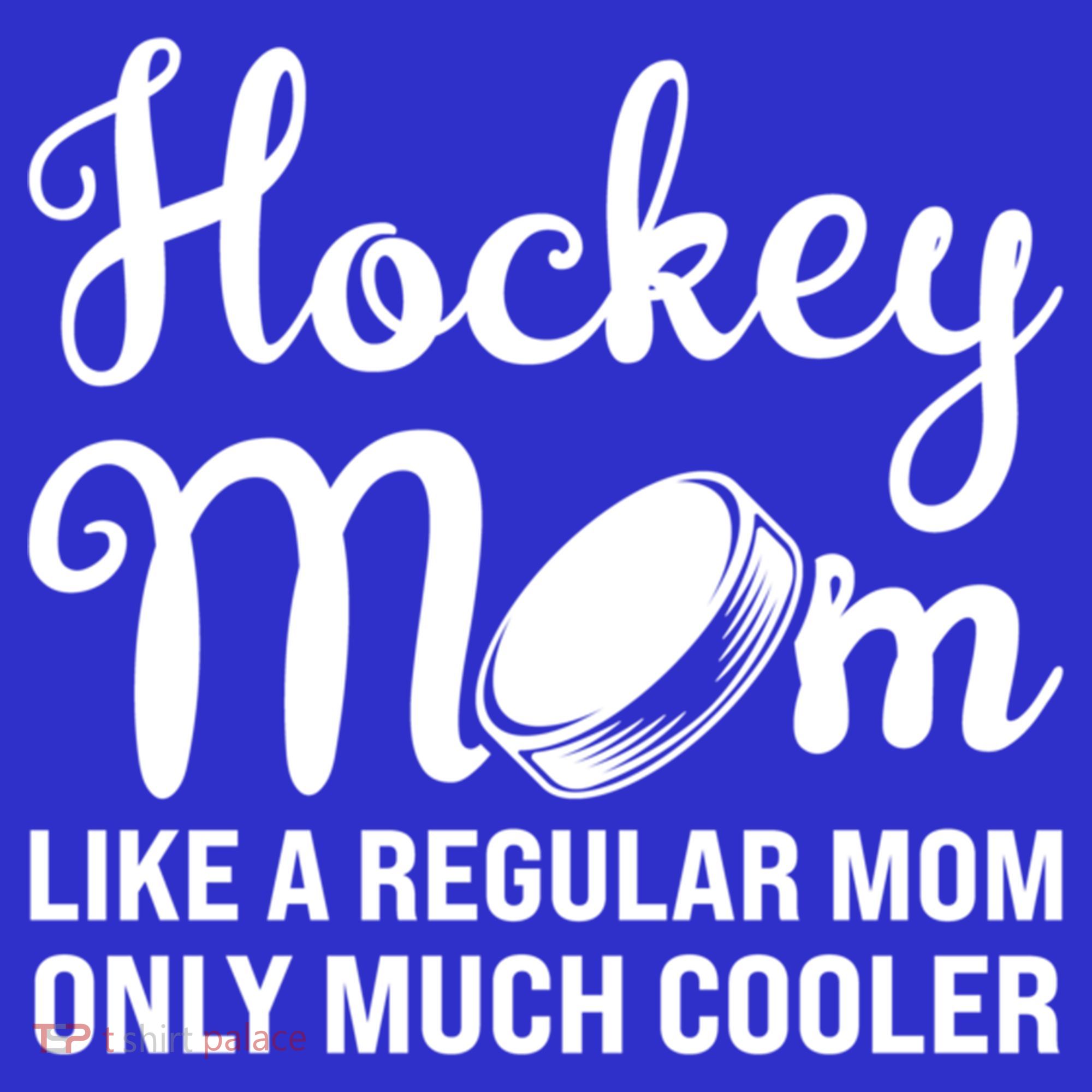 Hockey Mom Like A Regular Mom Only Much Cooler Hockey Player Gift Coaster
