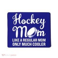 Hockey Mom Like A Regular Mom Only Much Cooler Hockey Player Gift Mousepad thumb 0
