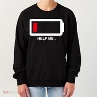 Help Me Low Battery Women's Sweatshirt thumb 0
