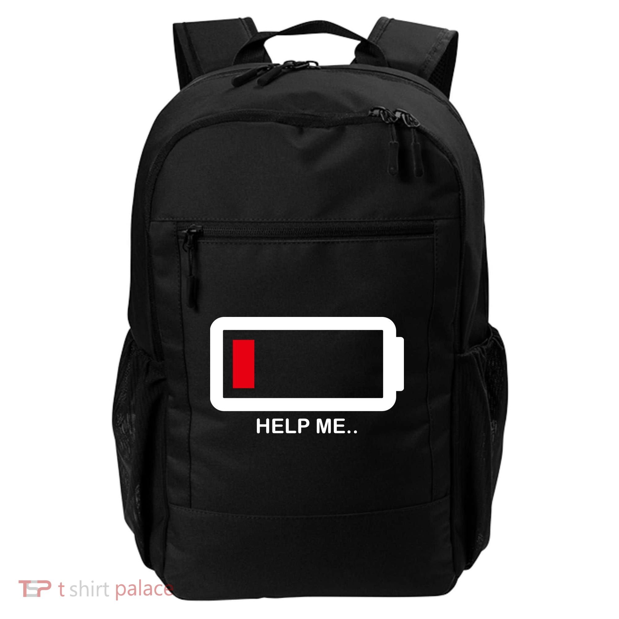Help Me Low Battery Backpack