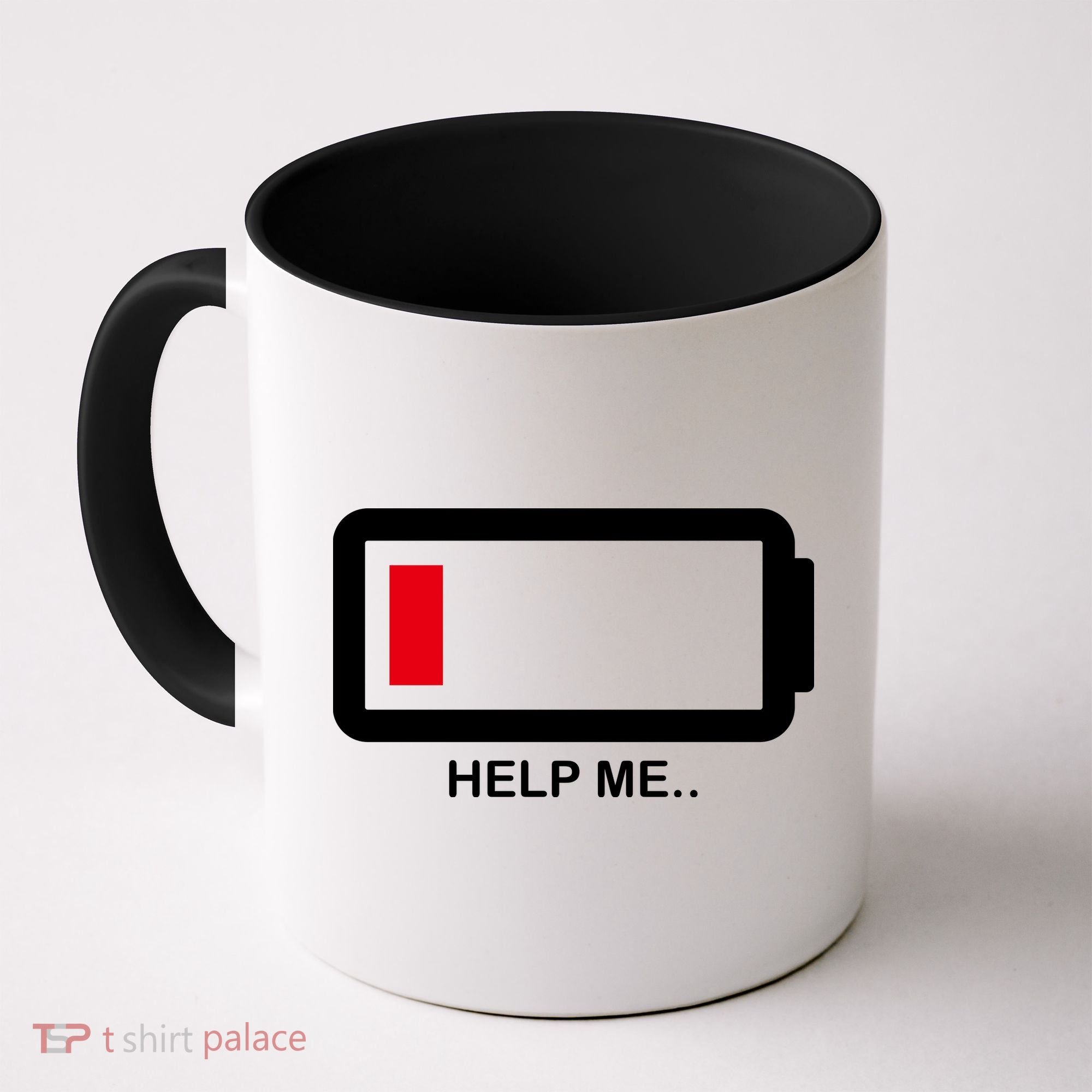 Help Me Low Battery Coffee Mug