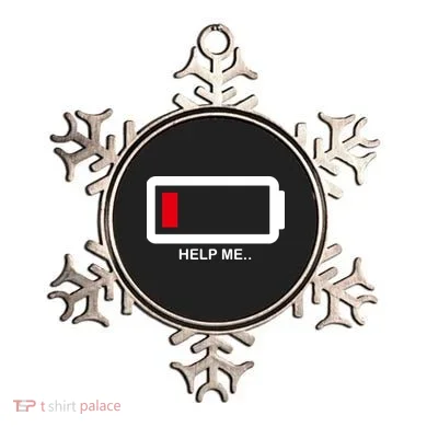 Help Me Low Battery Ornament