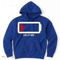 Help Me Low Battery Hoodie thumb 0