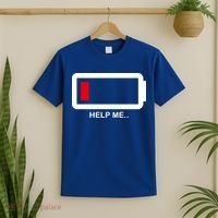 Help Me Low Battery T-Shirt thumb 2