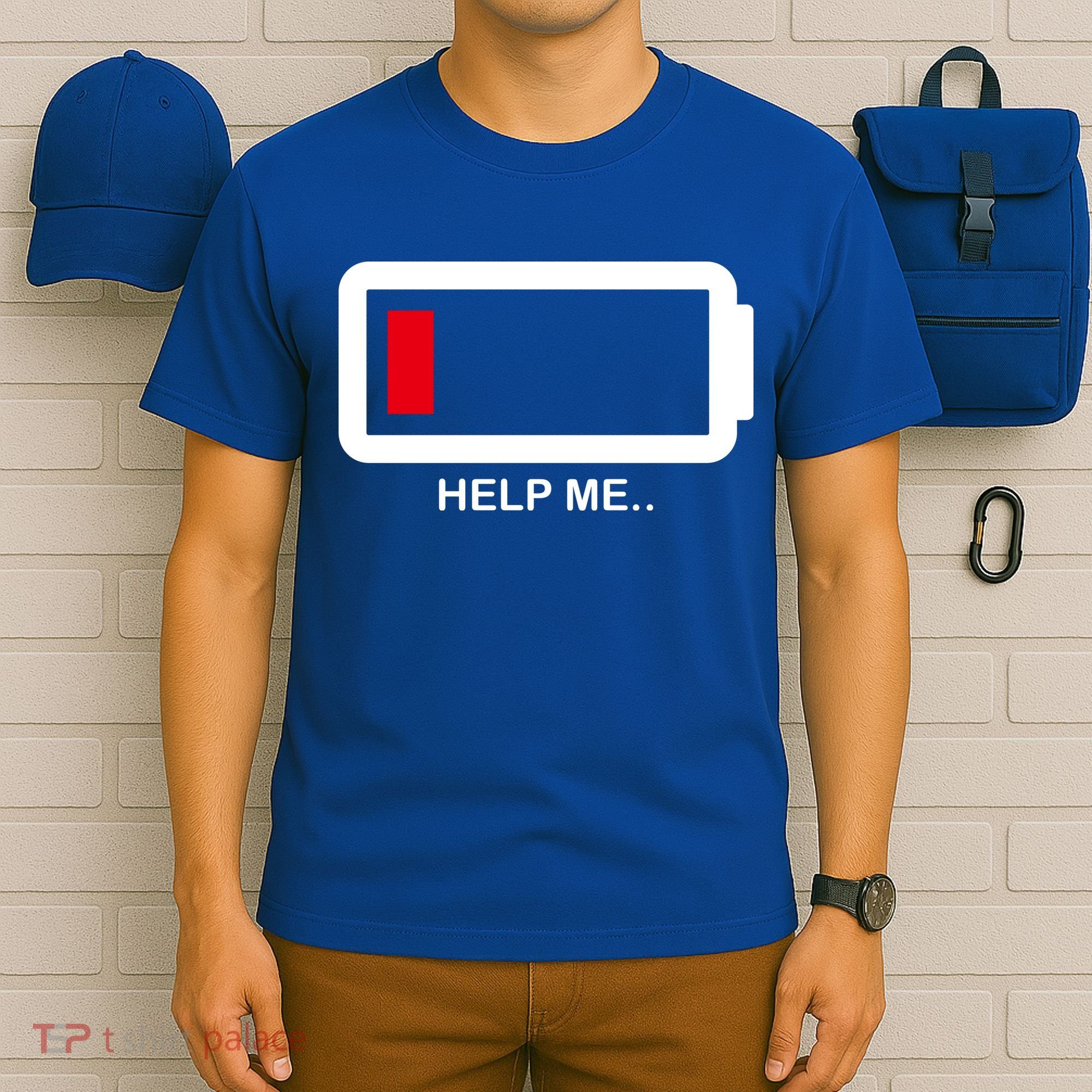 Help Me Low Battery T-Shirt