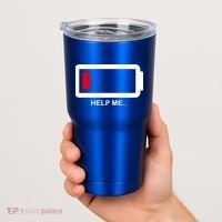 Help Me Low Battery Tumbler thumb 2