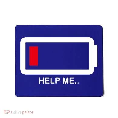 Help Me Low Battery Mousepad