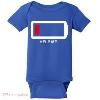 Help Me Low Battery Baby Bodysuit thumb 0