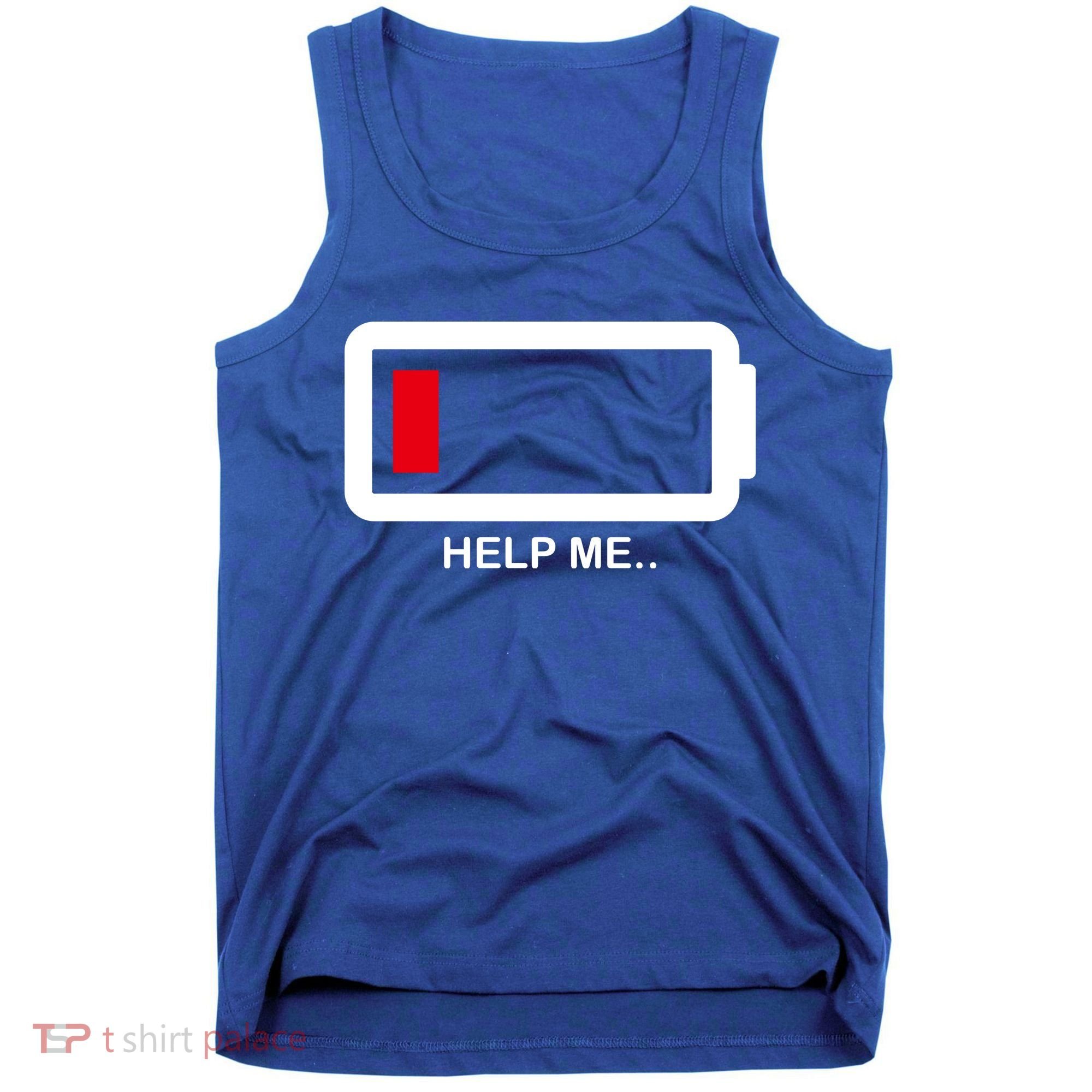 Help Me Low Battery Tank Top