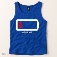 Help Me Low Battery Tank Top thumb 2