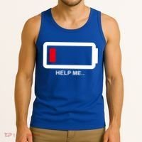 Help Me Low Battery Tank Top thumb 3