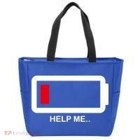 Help Me Low Battery Tote Bag thumb 0