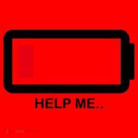 Help Me Low Battery Santa Hat thumb 1