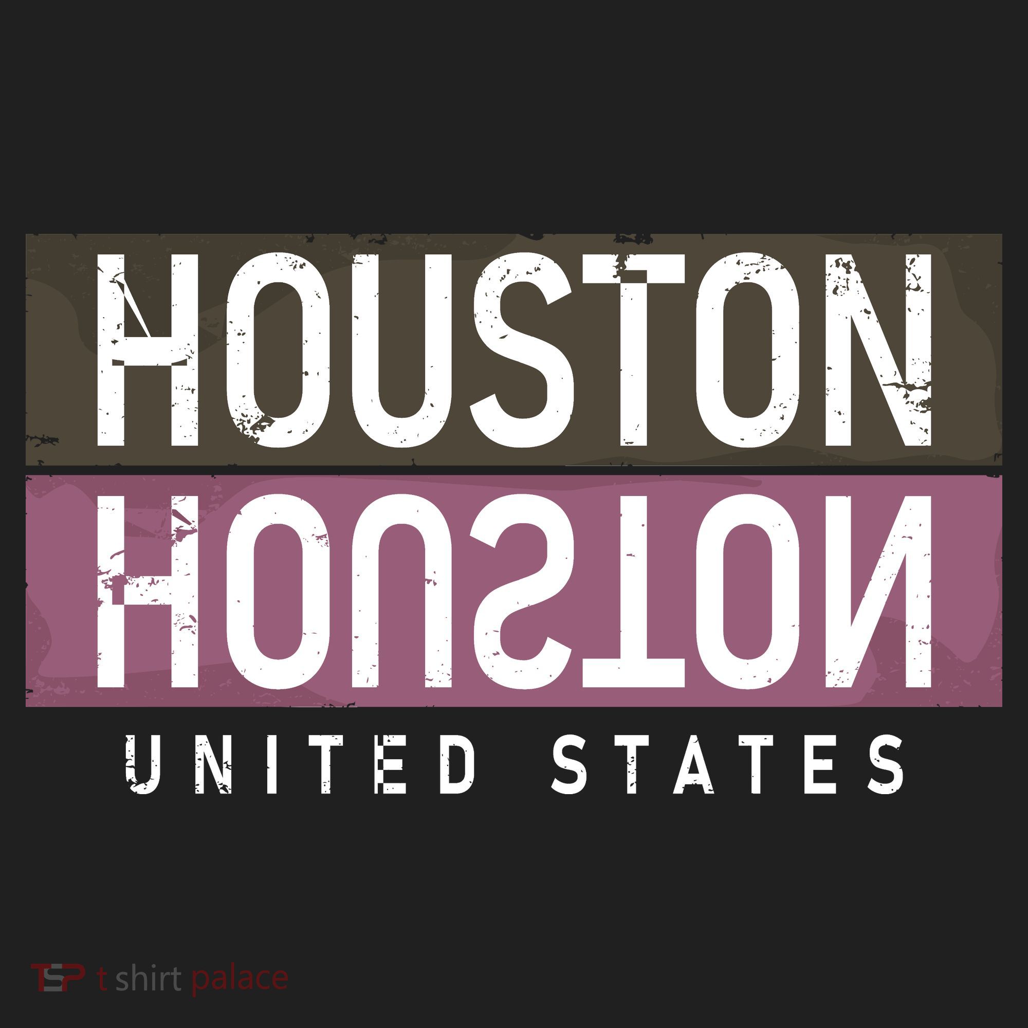 Houston Mirrored Logo Women's Sweatshirt