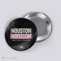 Houston Mirrored Logo Button thumb 0