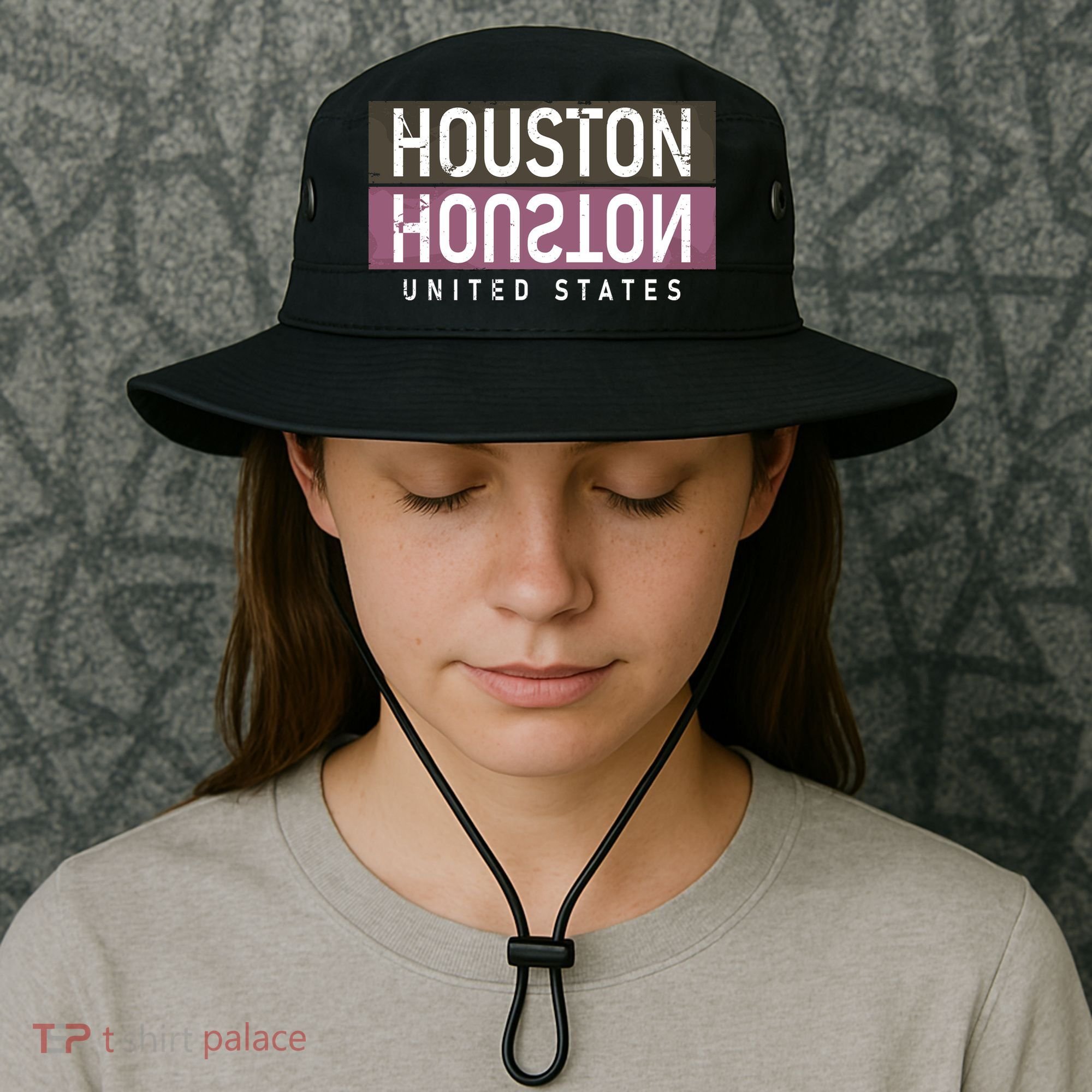 Houston Mirrored Logo Bucket Hat