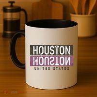 Houston Mirrored Logo Coffee Mug thumb 4