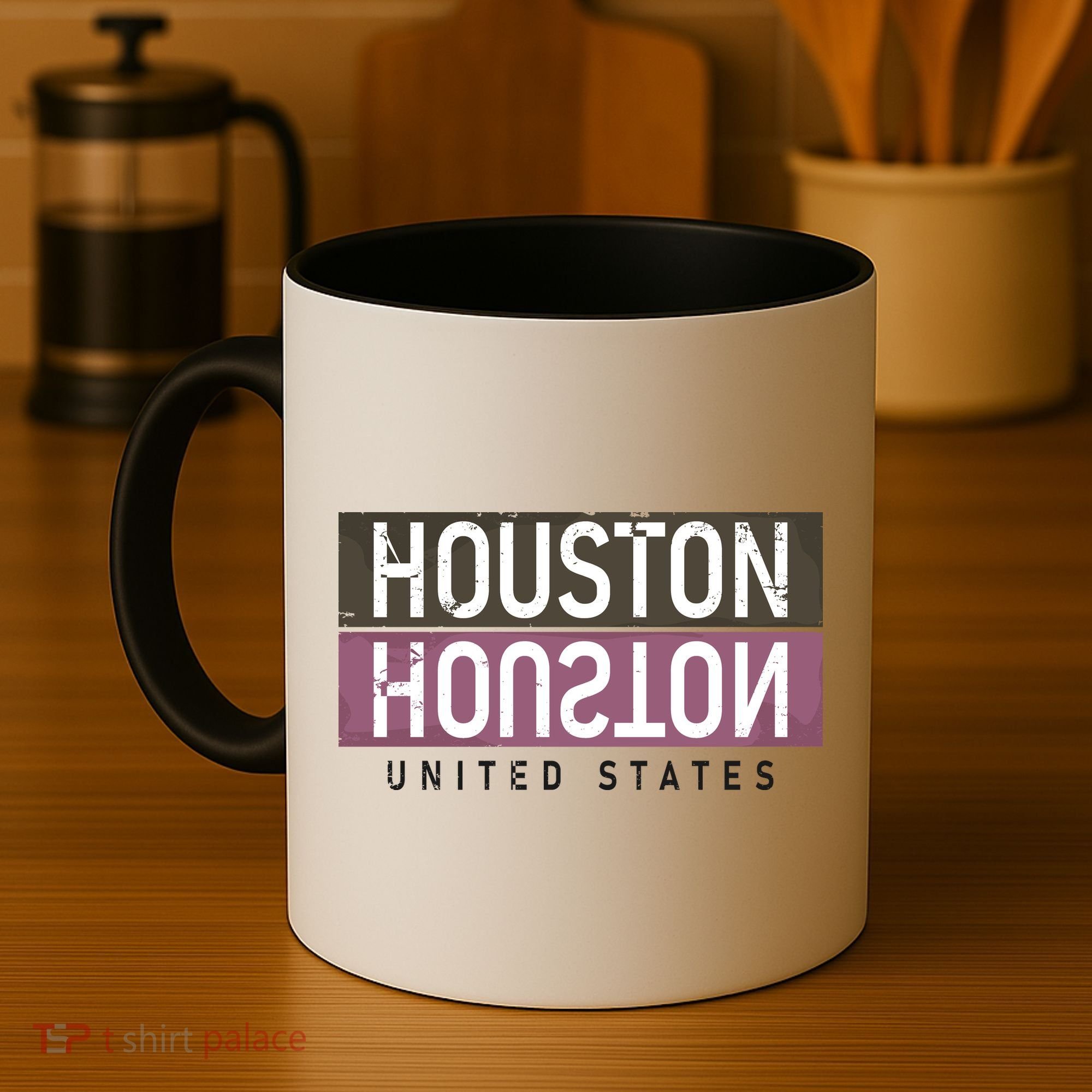 Houston Mirrored Logo Coffee Mug