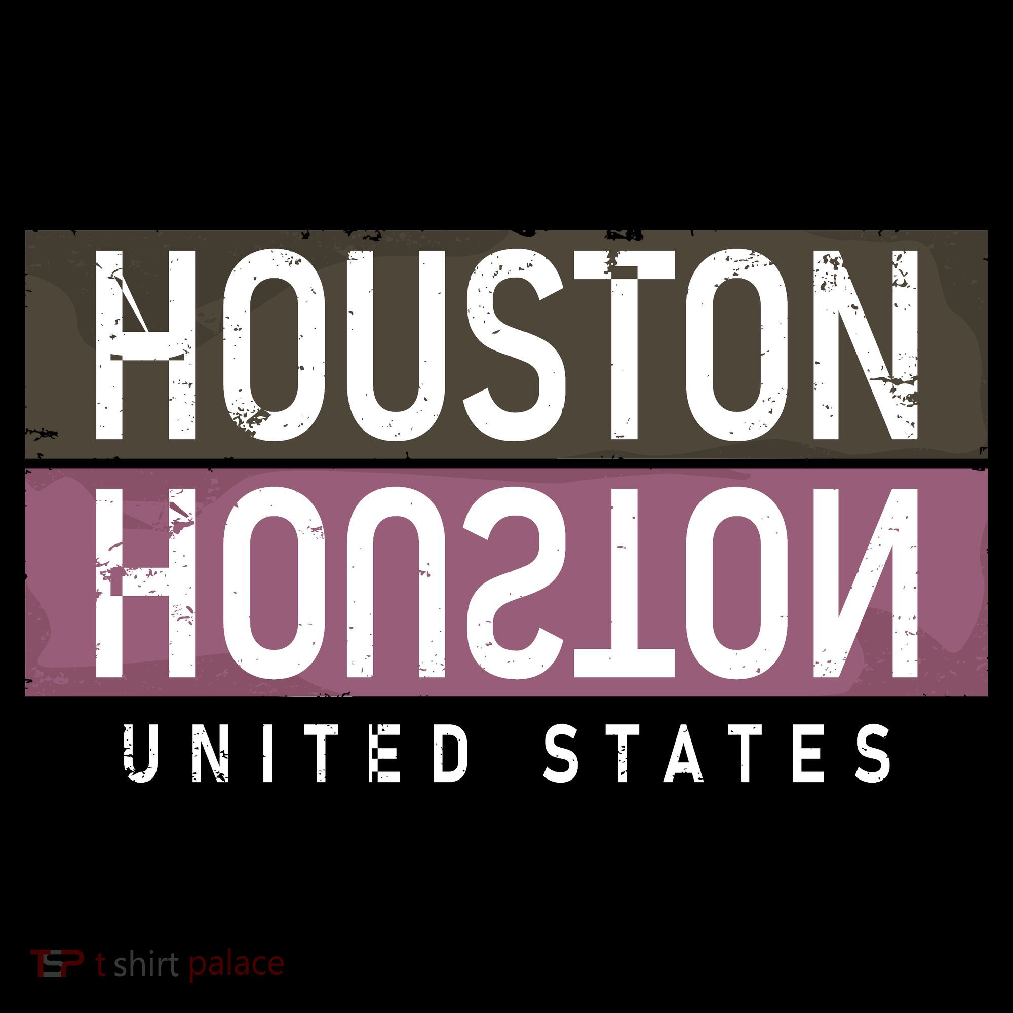 Houston Mirrored Logo Coaster