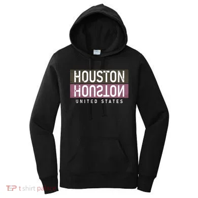 Houston Mirrored Logo Women's Hoodie