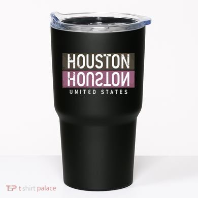 Houston Mirrored Logo Tumbler
