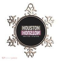 Houston Mirrored Logo Ornament thumb 0
