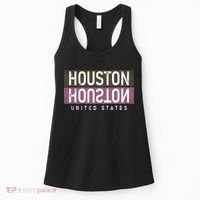 Houston Mirrored Logo Women's Tank Top thumb 0