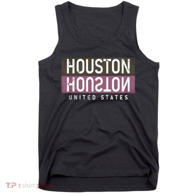 Houston Mirrored Logo Tank Top