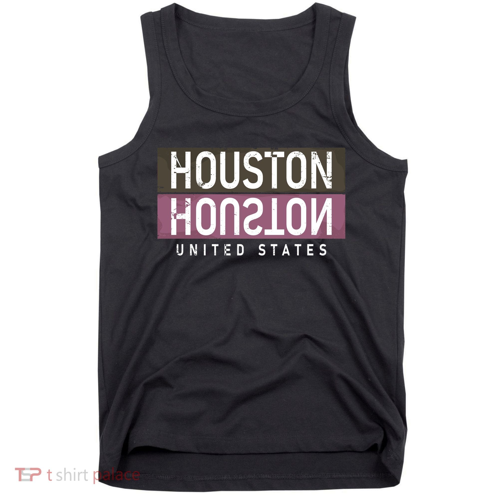 Houston Mirrored Logo Tank Top