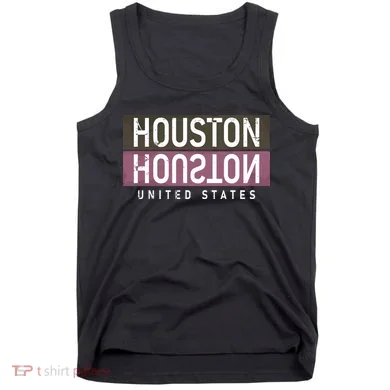 Houston Mirrored Logo Tank Top