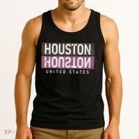 Houston Mirrored Logo Tank Top thumb 3
