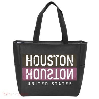 Houston Mirrored Logo Tote Bag