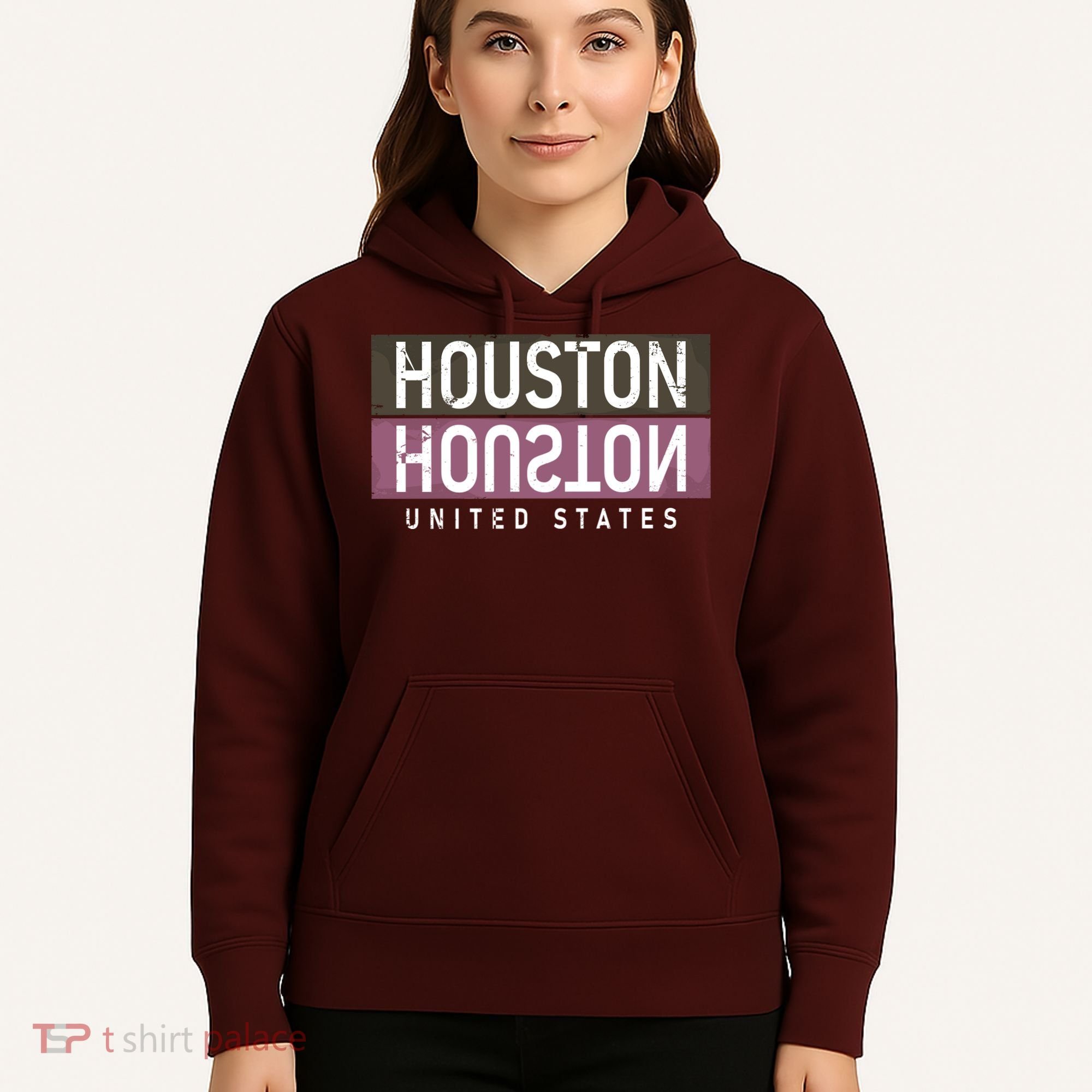 Houston Mirrored Logo Hoodie