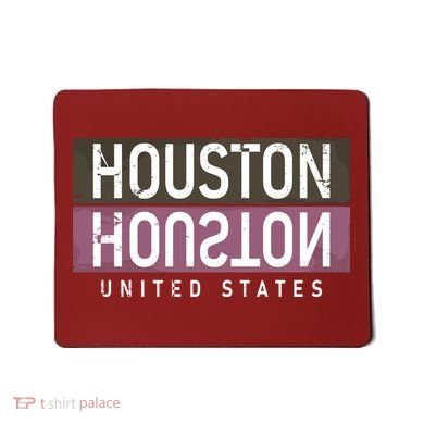 Houston Mirrored Logo Mousepad