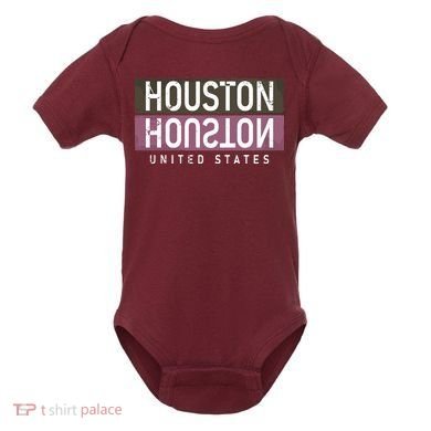 Houston Mirrored Logo Baby Bodysuit