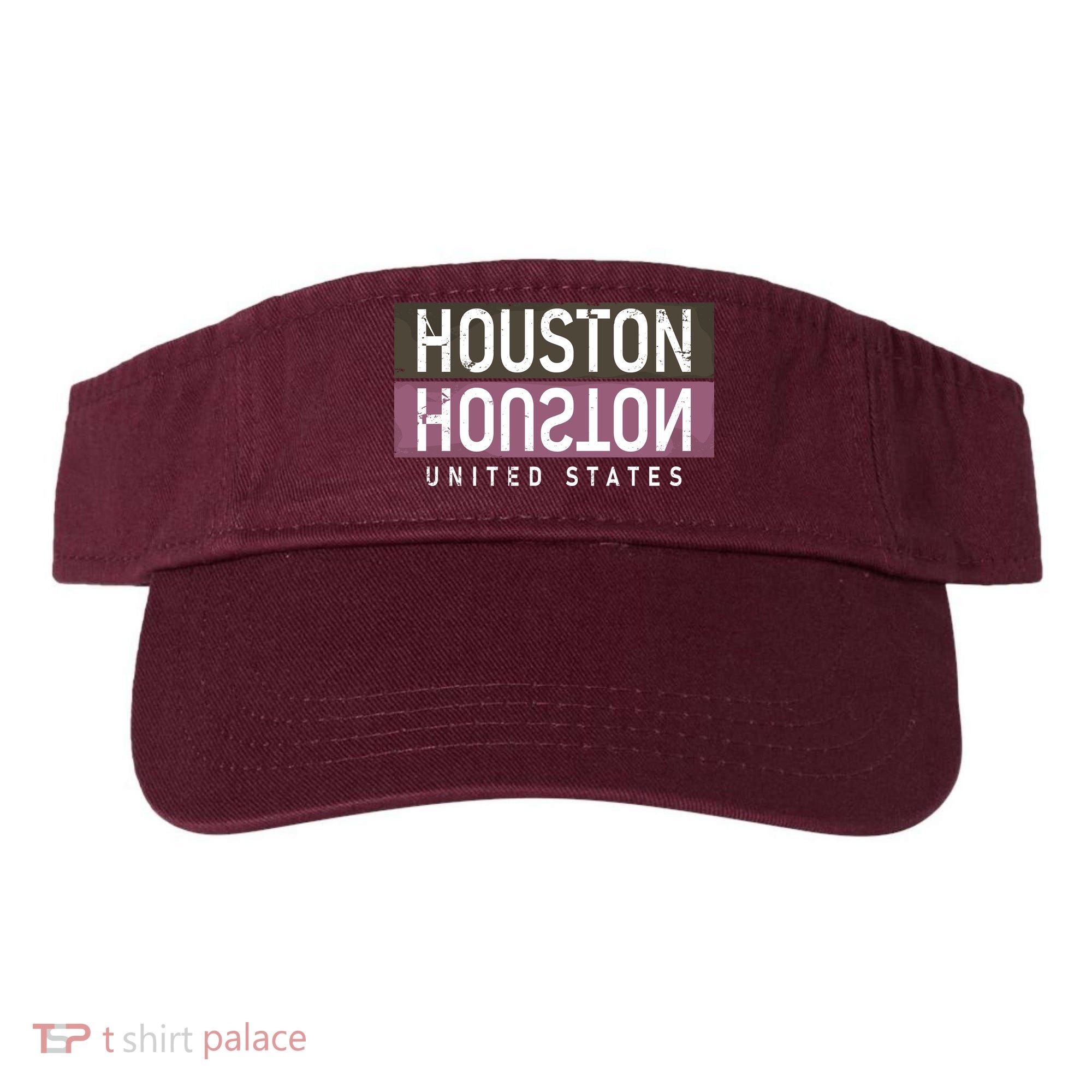 Houston Mirrored Logo Visor