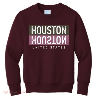 Houston Mirrored Logo Kids Sweatshirt