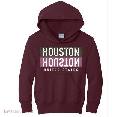 Houston Mirrored Logo Kids Hoodie