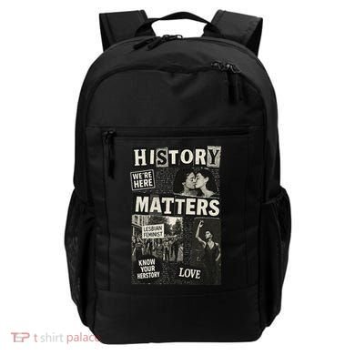 History Matters Lesbian Feminist Pride Design Backpack