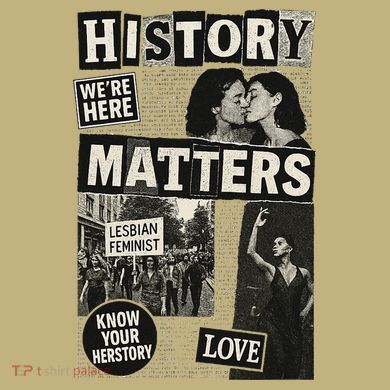 History Matters Lesbian Feminist Pride Design Polo