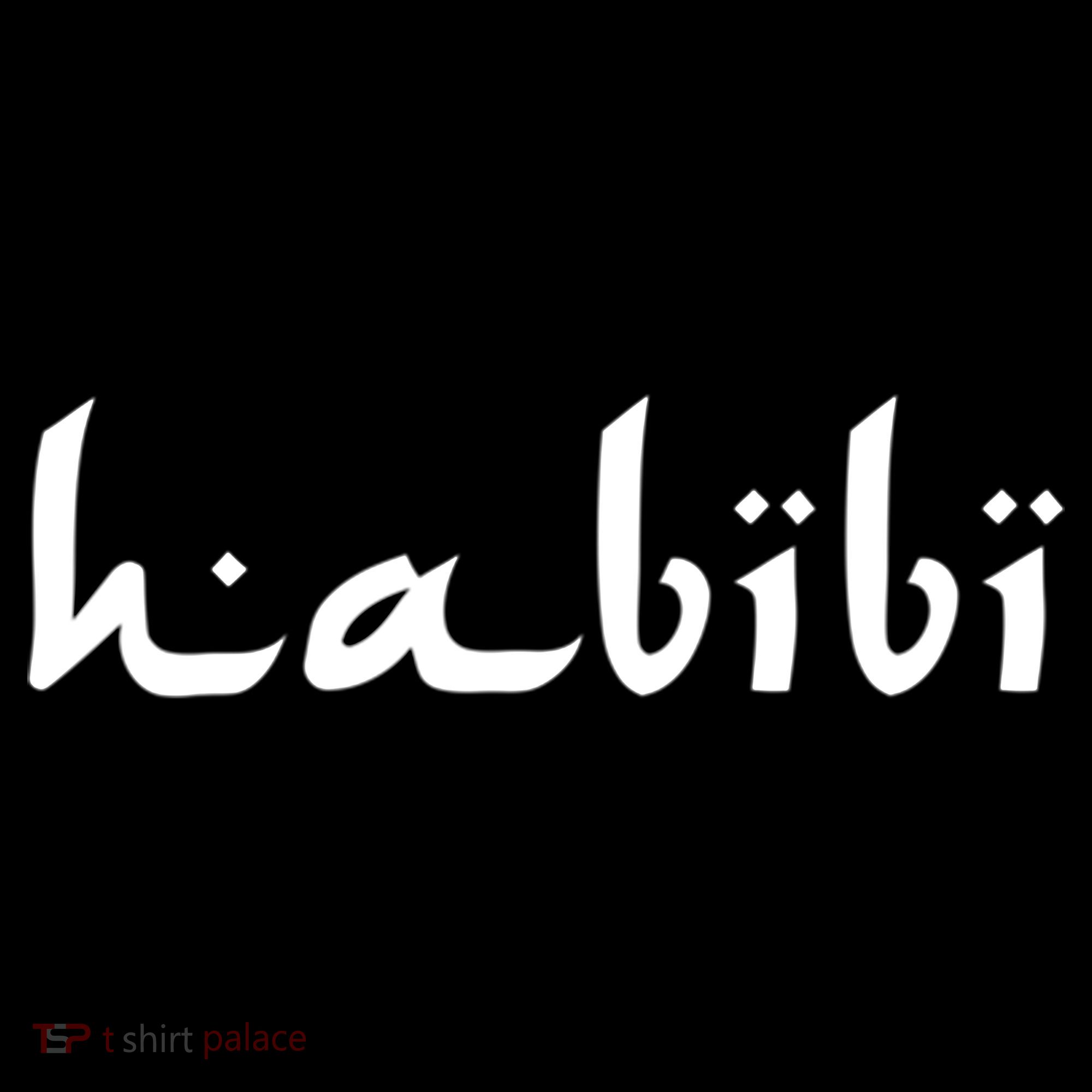 Habibi My Love Arabic English Scripgift Cute Gift Women's Hoodie