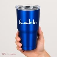 Habibi My Love Arabic English Scripgift Cute Gift Tumbler thumb 2
