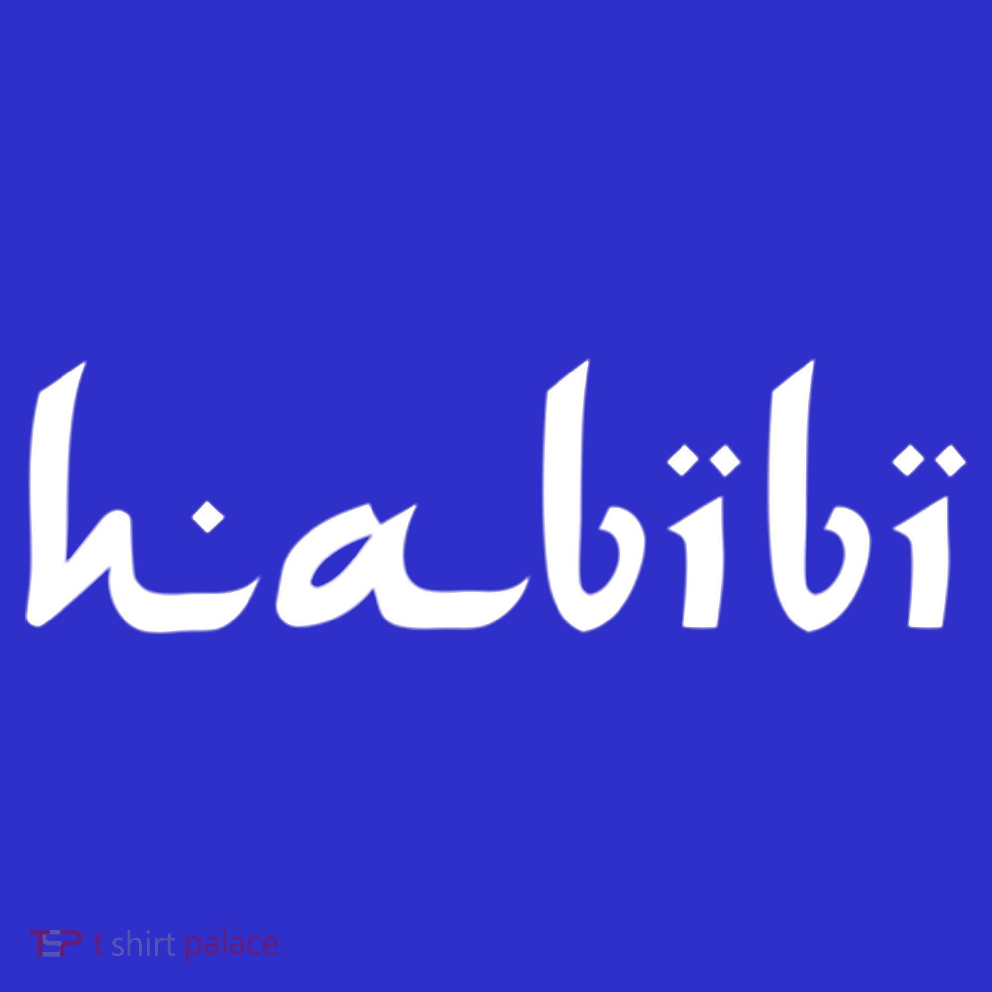Habibi My Love Arabic English Scripgift Cute Gift Women's Tank Top