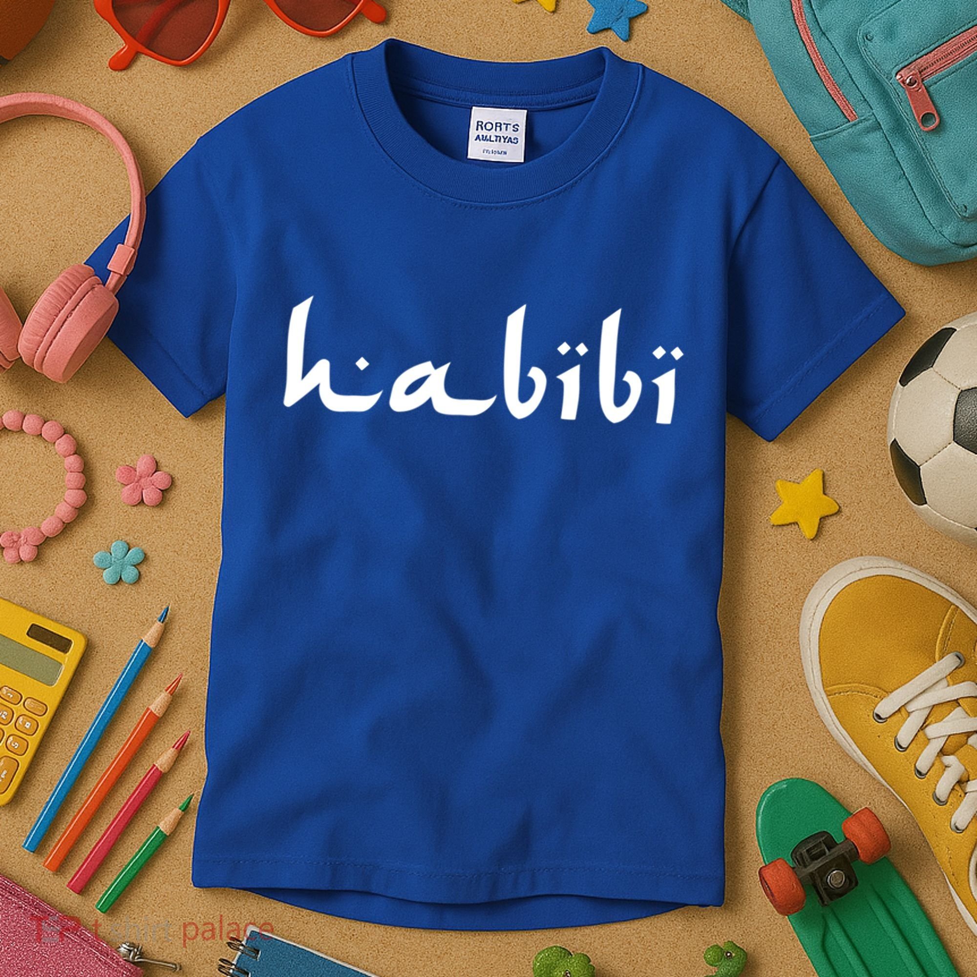 Habibi My Love Arabic English Scripgift Cute Gift Kids T-Shirt