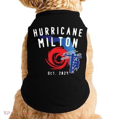 Hurricane Milton Lineman Storm  American Lineman Journeyman Doggie Tank