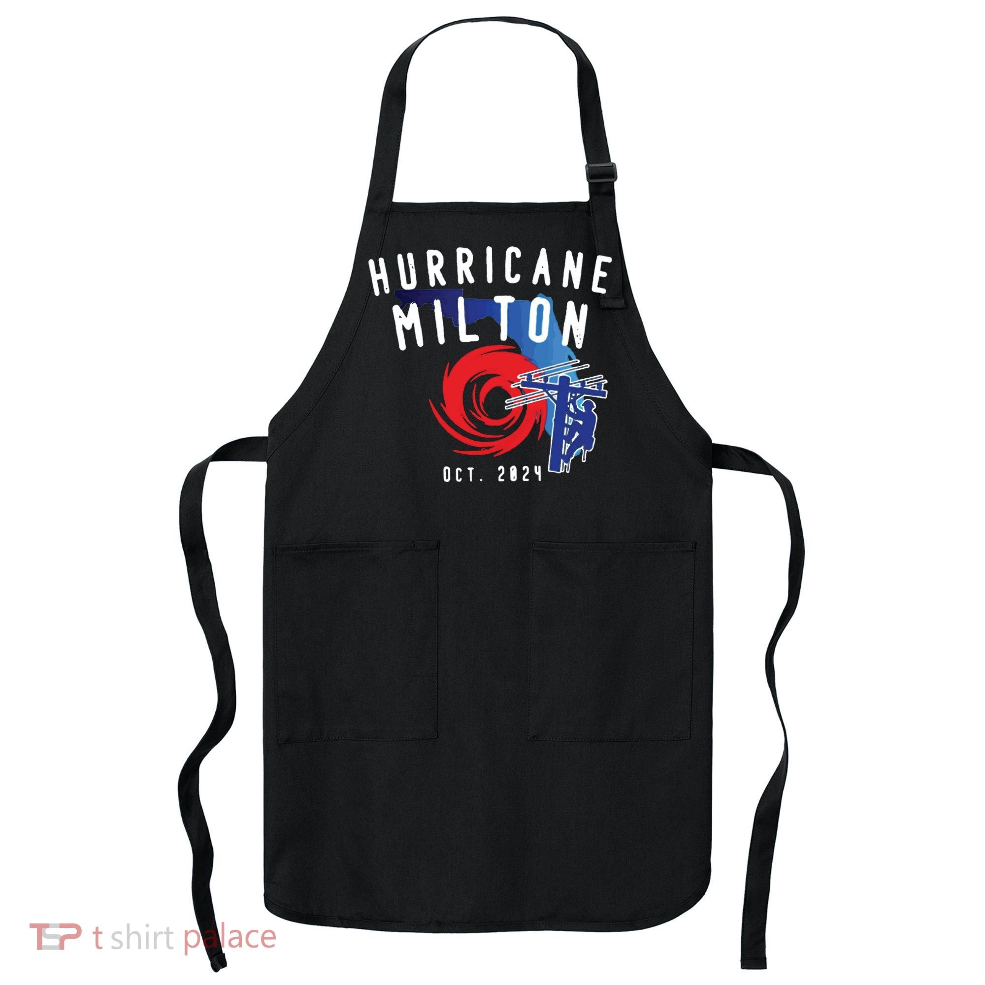 Hurricane Milton Lineman Storm  American Lineman Journeyman Apron