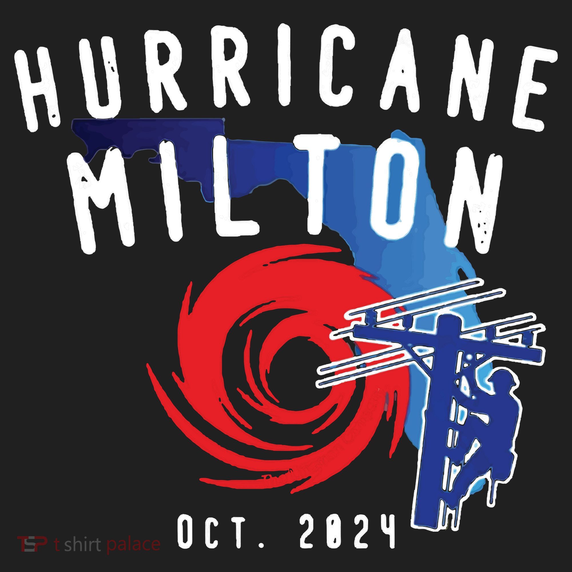 Hurricane Milton Lineman Storm  American Lineman Journeyman Beanie